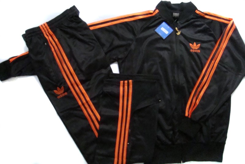 survetement adidas homme noir et orange